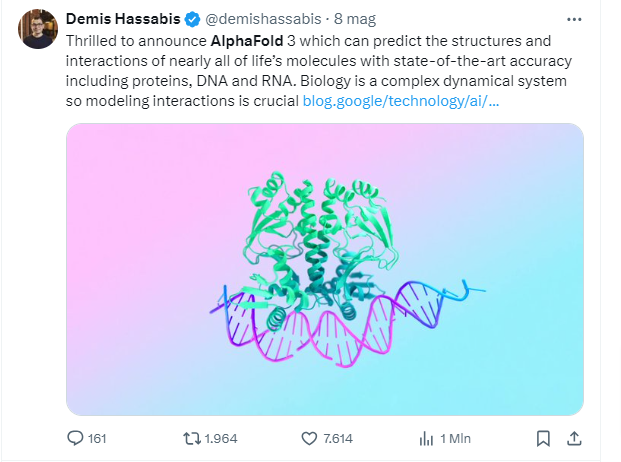 Demis Hassabis su X